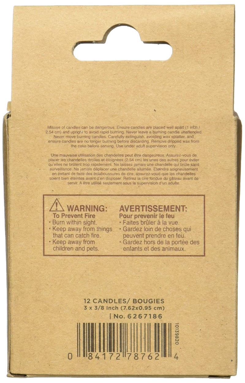 Papyrus Eco-Friendly Birthday Candles, Tie Dye (12-Count) - Image 2