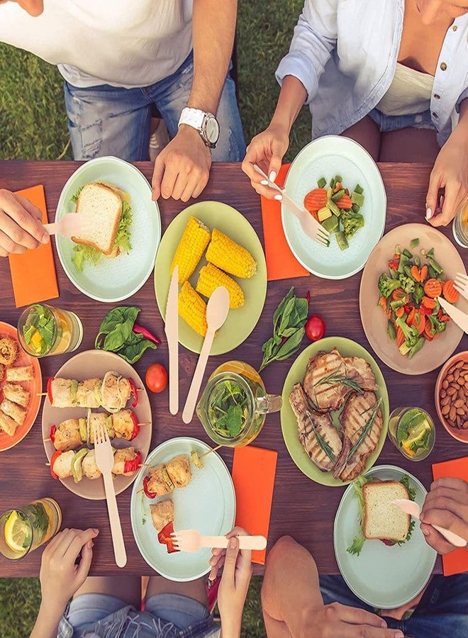 Perfect Stix Green Fork 158-250ct Disposable Wooden Forks (Pack of 250), Plain Forks - Image 4