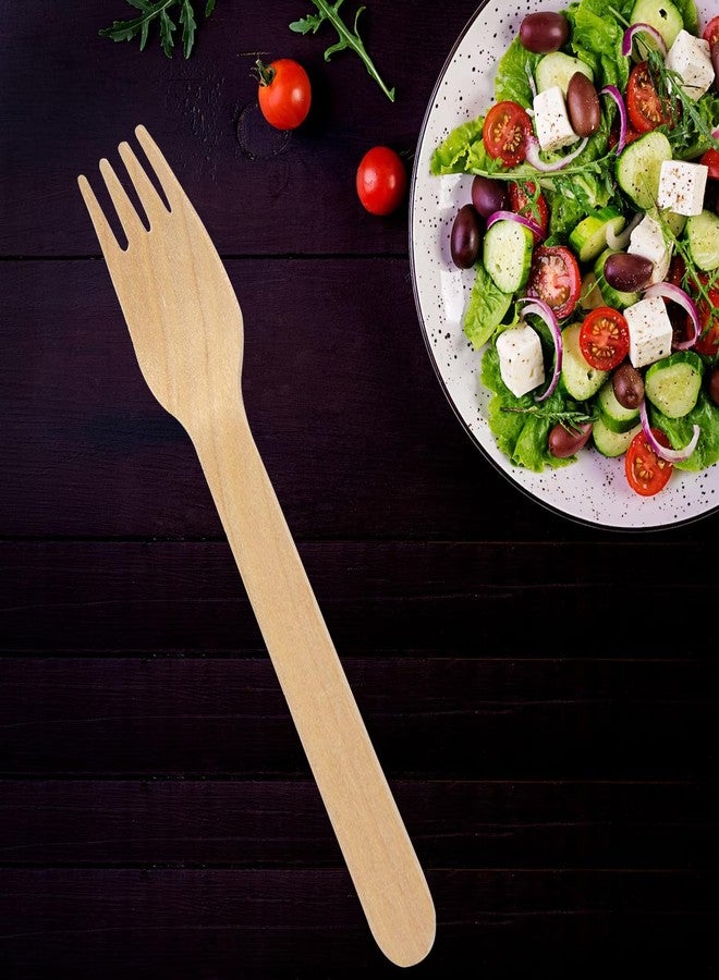Perfect Stix Green Fork 158-250ct Disposable Wooden Forks (Pack of 250), Plain Forks - Image 3