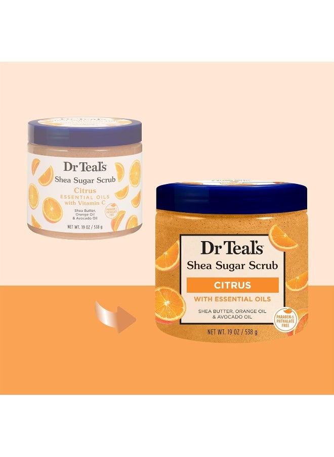 Dr Teal's Shea Sugar Citrus Body Scrub 538 G  - Image 5