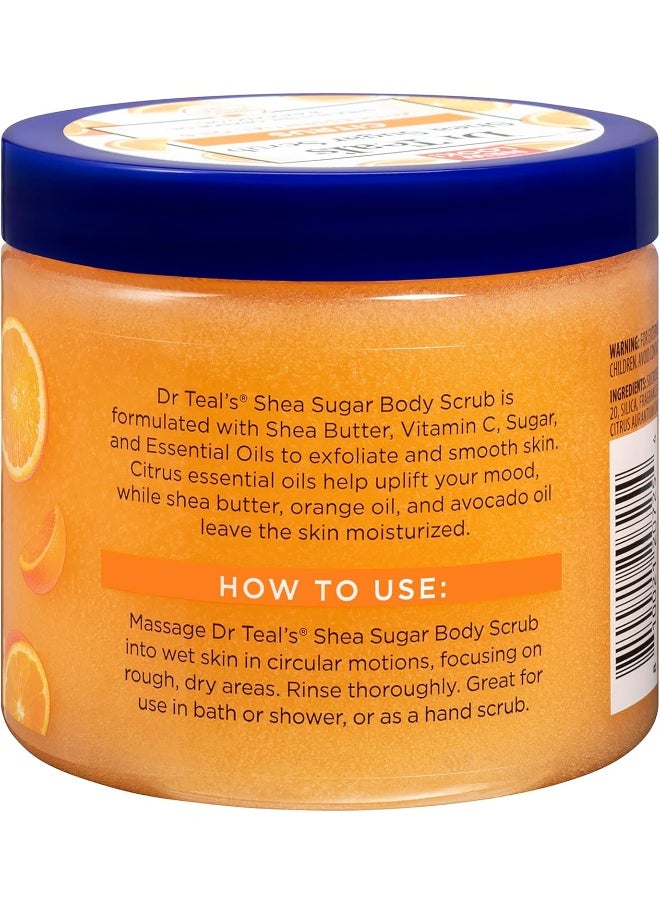 Dr Teal's Shea Sugar Citrus Body Scrub 538 G  - Image 3