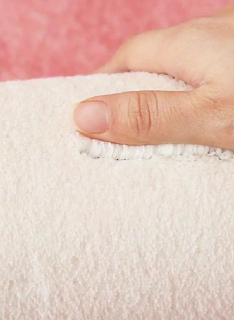 LOOPITYS Irregular standard flower mattress carpet, used for anti slip carpets in rooms and living rooms, carpet interior decoration, (pink, 150 * 60CM) - Image 5