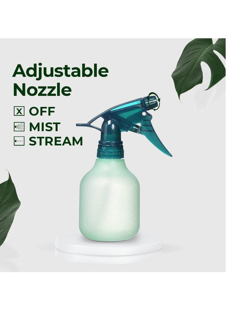 Rayson Empty Spray Bottle Refillable Container, Fine Mist Sprayer Trigger Squirt Bottle for Taming Hair, Hair styling, Watering Plants, Showering Pets (1 Pack, Green) - Image 4