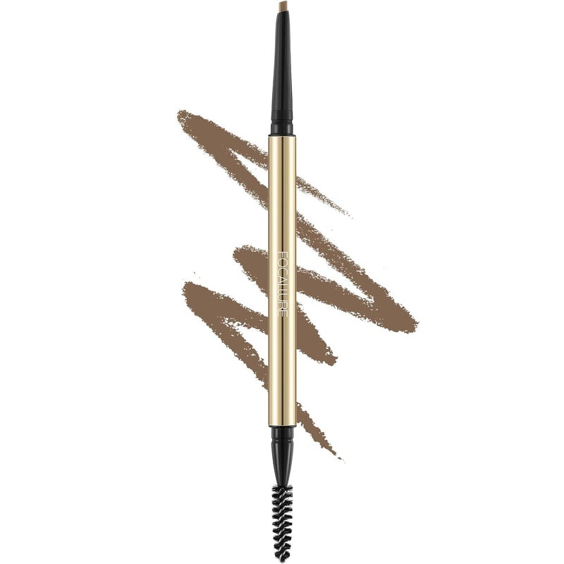 FOCALLURE FOCALLURE Eyebrow PencilDualSided Brow BrushLong Lasting  Smudge Proof Definer Eye Brow Pen MakeupRetractableUltra Fine TipFills in Sparse Areas and GapsBlonde