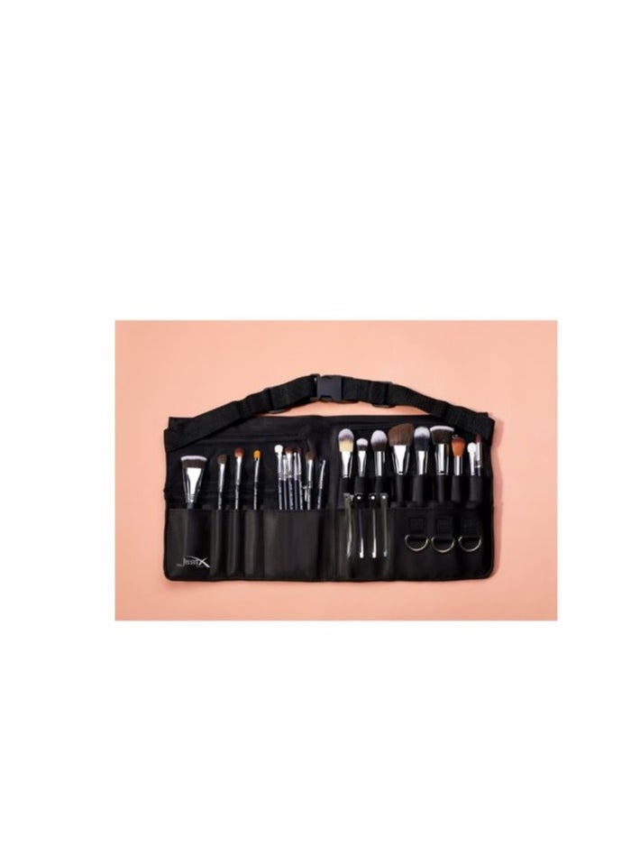 Jessup Makeup-brush Bag Black Apron Belt Professional BB001 With Brush 7Pcs  - Image 2