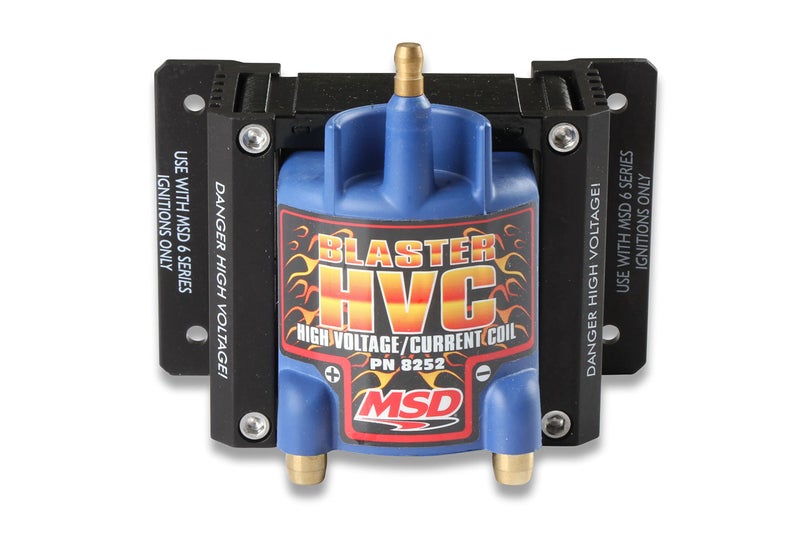 MSD 8252 Ignition Coil Blaster HVC Series, Road Course/Circle Track with 6 series ignition, Blue, Individual - Image 1