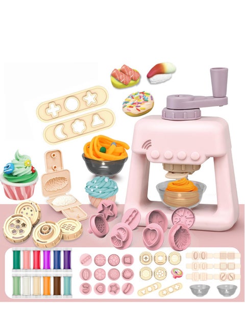 Diy Ice Cream Machine with Slime Kit Kids Color Mud Non-Toxic Non-Sticky Clay Plasticine