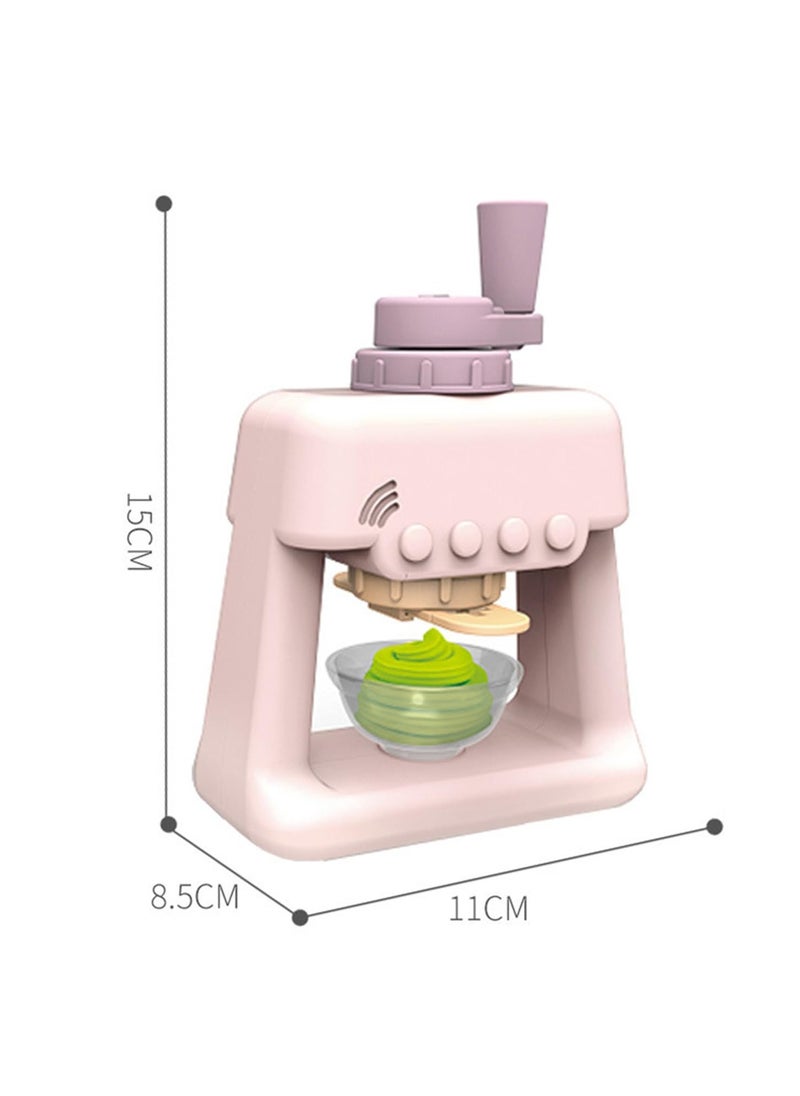 Diy Ice Cream Machine with Slime Kit Kids Color Mud Non-Toxic Non-Sticky Clay Plasticine