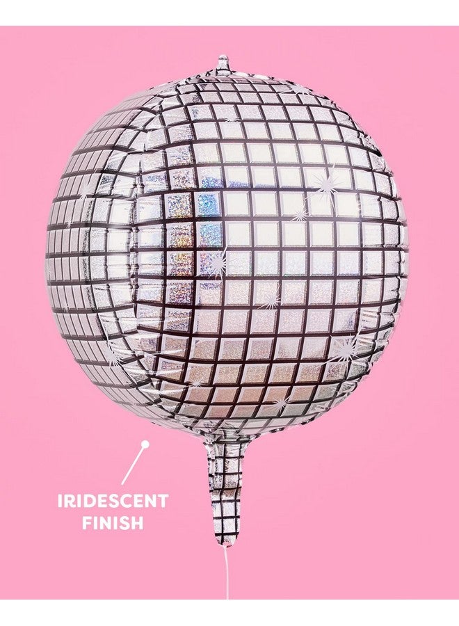 إكس أو بالونات ديسكو بول فويل 4 Pk 22 زينة لحفلات العزوبية آخر حفلة عيد ميلاد ديسكو - Image 3