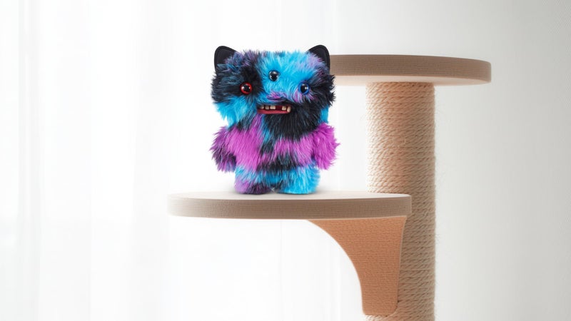 Fuggler Butt Ugly Pets 9-inch Series 1 by ZURU, Funny Ugly Monster Plush Toy (Uncladimir Tootin Cat, Reek-o Cat) - Image 3