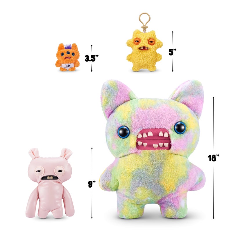Fuggler Butt Ugly Pets 9-inch Series 1 by ZURU, Funny Ugly Monster Plush Toy (Uncladimir Tootin Cat, Reek-o Cat) - Image 2