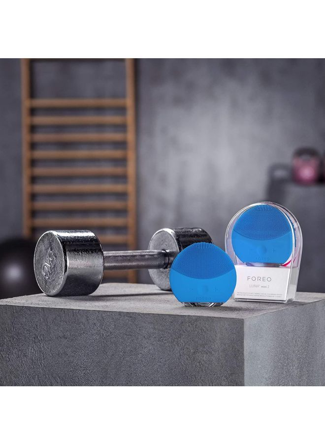 NIBEMINENT Mini 2 Facial Cleansing Brush Blue - Image 5