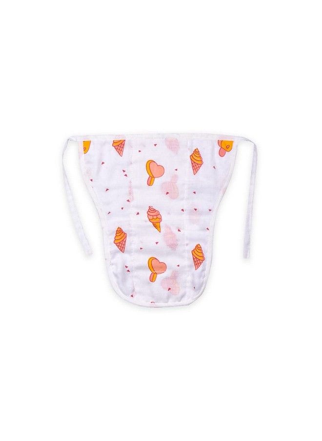 MOM'S HOME Baby Muslin 6 Layer Nappies Combo Watermelon Icecream Bee Pack Of 3 (03 Months)  - Image 5