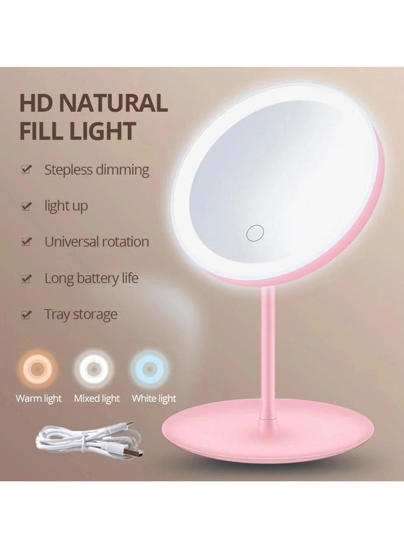 Face MirrorsOperated Touch and Comes  for Unique Makeup Experience Cosmetic