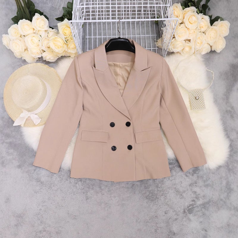 Fashion Long Sleeve Notch Lapel Blazer Suit Jacket - Image 2