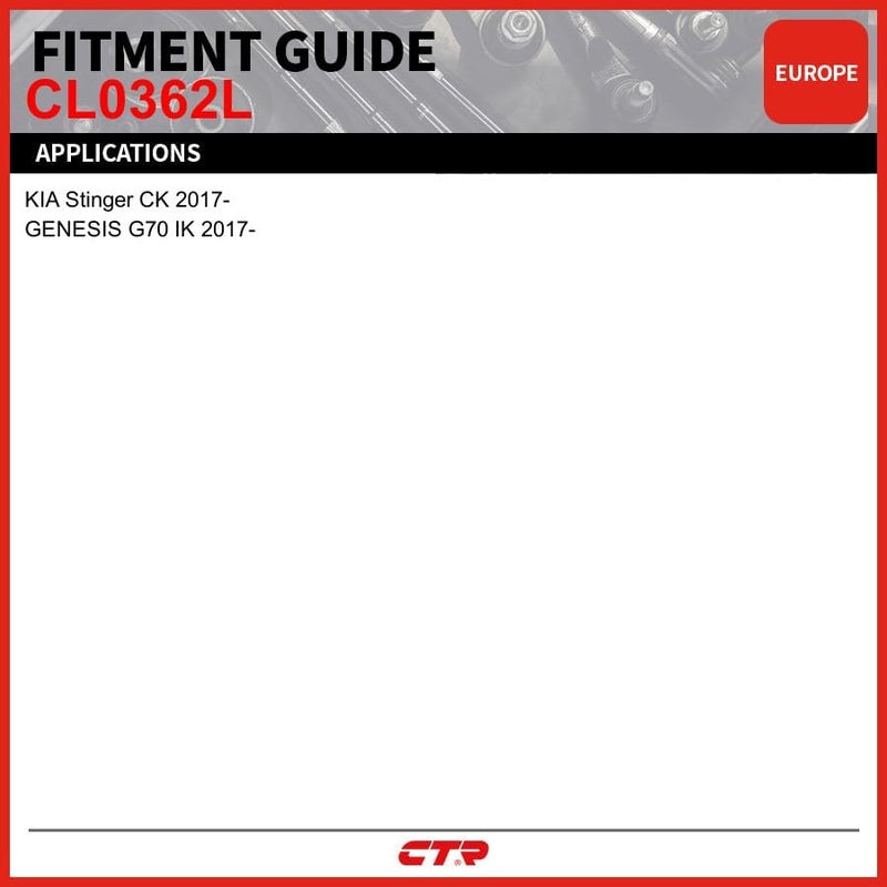 CTR CL0362L Front Left Stabilizer Bar Link for Genesis and Kia Vehicles - Image 4