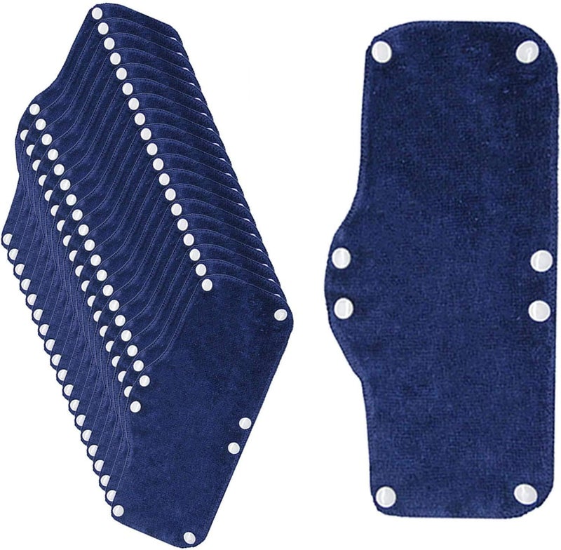 Alpurple 20 قطعة من عصابة الرأس الصلبة القطنية القابلة للغسل من Alpurple - بطانة قابلة لإعادة الاستخدام - بطانة صلبة لخوذة القبعة الصلبة لإكسسوارات القبعات الصلبة - Image 1