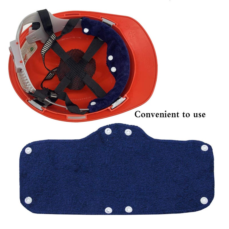 Alpurple 20 قطعة من عصابة الرأس الصلبة القطنية القابلة للغسل من Alpurple - بطانة قابلة لإعادة الاستخدام - بطانة صلبة لخوذة القبعة الصلبة لإكسسوارات القبعات الصلبة - Image 4