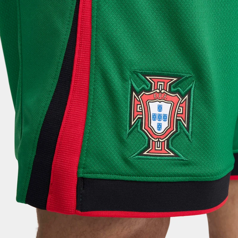 نايكي ستيديوم 2024 الأساسي لمنتخب البرتغال شورت كرة القدم دراي-فت طبق الأصل للرجال