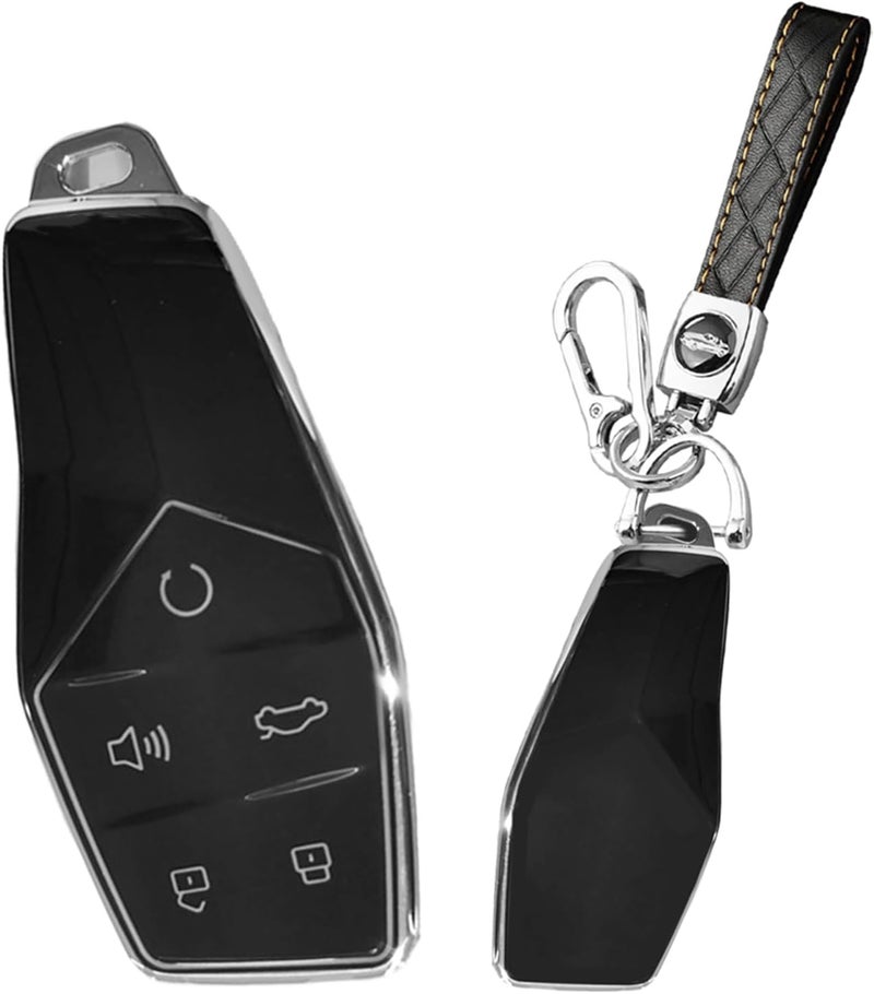 SANRILY غطاء مفتاح SANRILY لسيارة MG 2022 - نوع Black-a - Image 1
