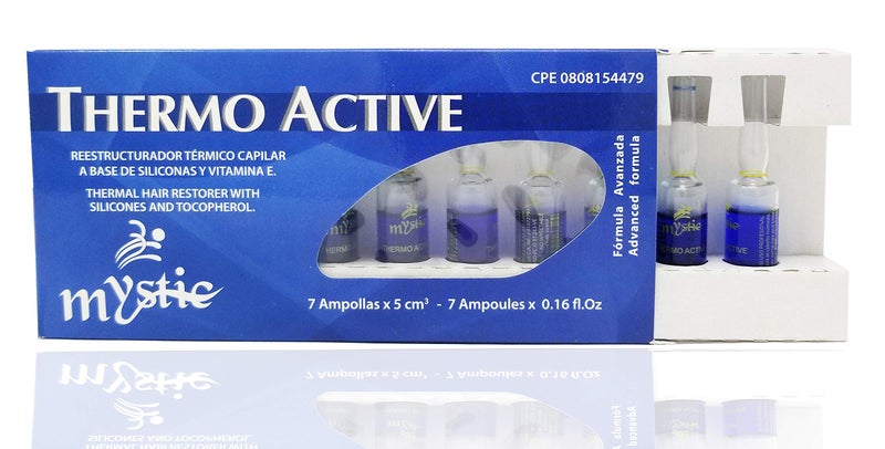 Kleravitex Mystic Thermo Active Hair Ampoule â€“ Exceptional Shine And Softness - With Silicones and Vitamin E (Tocopherol) (Pack of 7) - Image 3