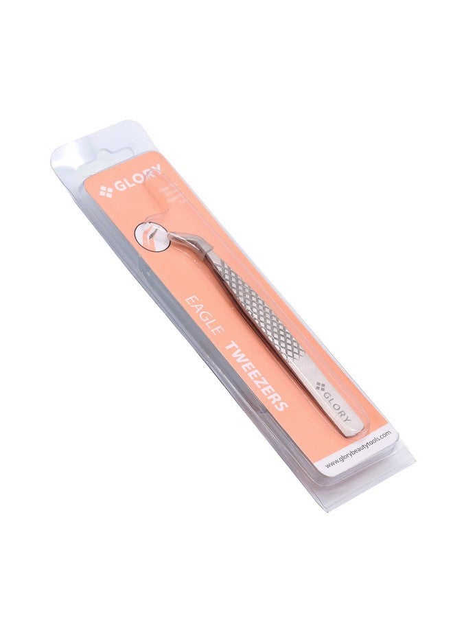 Glory Boot Tip Volume Tweezers, Fiber Tip Tweezer For Professional Eyelash Extensions, Non Slip Diamond Grip Precision Lash Tweezers For Volume And Light Mega Volume Sets - Image 5