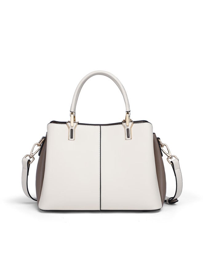 Viney Leather Handbag For Women, Tote Bag For Mothers, Middle-aged Crossbody Shoulder Bag, Birthday Gift For Girlfriend On Qixi Festival And Valentine's Day - Image 5