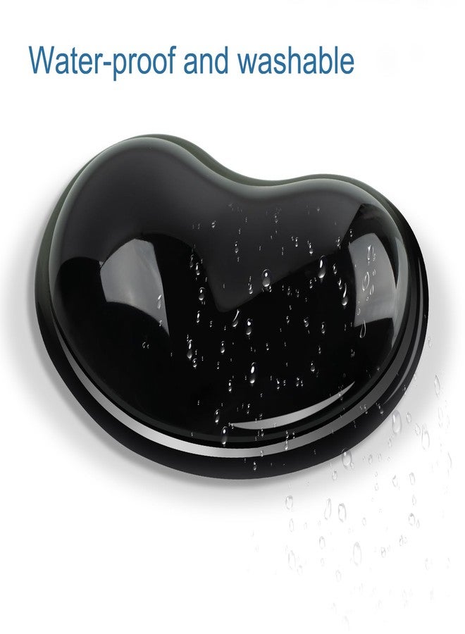 ليت جو شوب LetGoShop XN01-009 LKHE مسند معصم سيليكون شفاف على شكل قلب، وسادة تبريد لليد، مسند معصم (أزرق) - Image 3