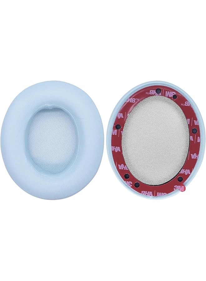 erorex Replacement Ear Pads Cushions For Beats Studio 2 & Studio 3 Wired & Wireless Headphones Earpads With Soft Protein Leather Noise Isolation Memory Foam Light Blue  - Image 4
