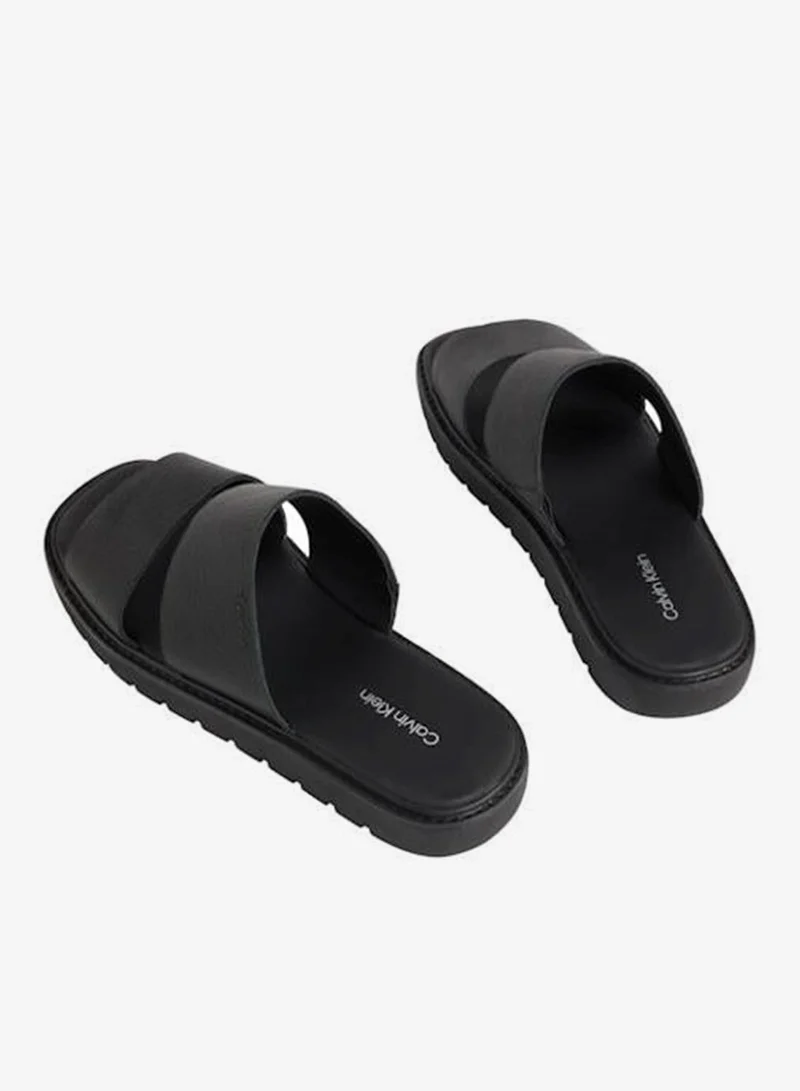 CALVIN KLEIN  Square Molded Double Bar Sandals for Men | Best Price UAE