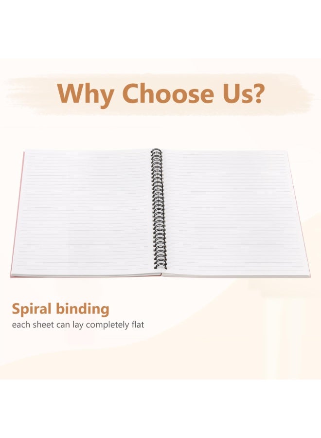 LODROC Spiral Notebook, 5 Pack A5 5.51 x 8.3 Inch Spiral Lined Notebook, College Ruled Spiral Journal Notebook 120 Pages/60 Sheets School Professional Journaling Notebooks for Writing School Office Business - Image 5