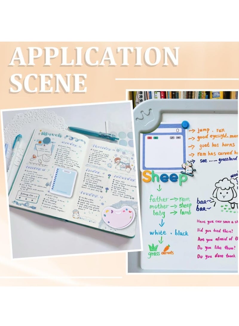 720 Pieces Of Creative And Cute Sticky Notes, Can Be Used Repeatedly, Large Capacity Self-Adhesive, Suitable For Student Plan Notes, Refrigerator Notes, Memos, Office Supplies, Kawaii Fun Sticky Notes (School Supplies) - Image 4