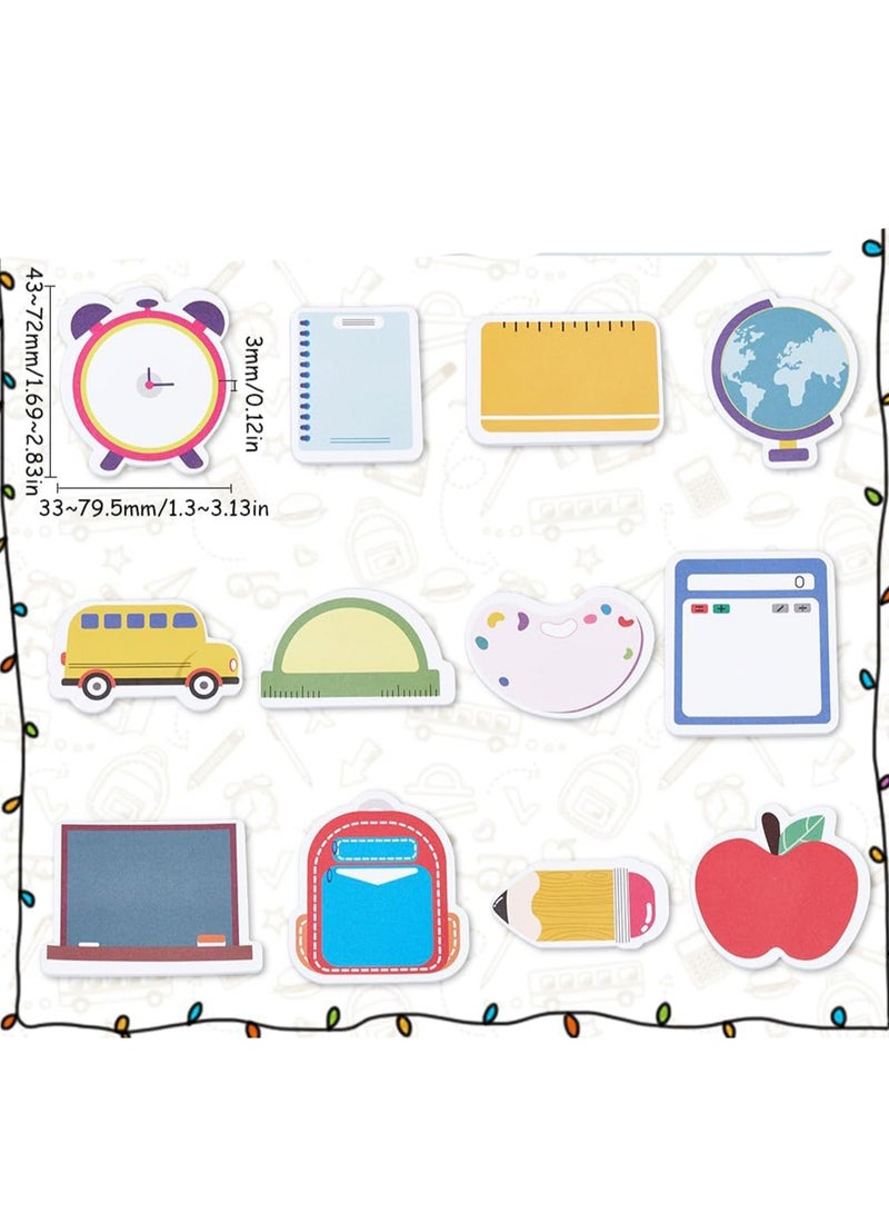 720 Pieces Of Creative And Cute Sticky Notes, Can Be Used Repeatedly, Large Capacity Self-Adhesive, Suitable For Student Plan Notes, Refrigerator Notes, Memos, Office Supplies, Kawaii Fun Sticky Notes (School Supplies) - Image 2