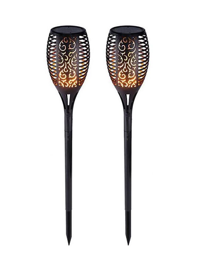 NIBEMINENT 2 Pack Wireless LED Lighting Lamp Black 3 x 14cm - Image 1