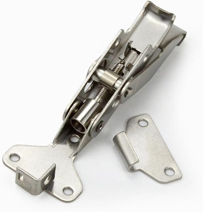 304 Stainless Steel Spring Loaded Toggle Snap Hasp Lock Fastener For Cabinet Luggage 1 Piece - Image 4