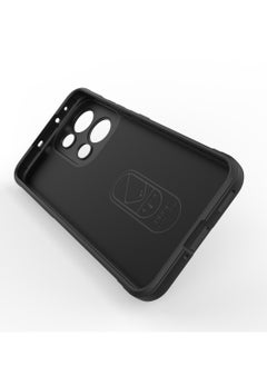 Generic OPPO Reno 13 Pro 5G - Original Magic Shield Shock-Resistant Case Cover with Ultra Protection and Soft Padded Interior (Black)  - Image 2