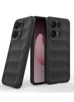 Generic OPPO Reno 13 Pro 5G - Original Magic Shield Shock-Resistant Case Cover with Ultra Protection and Soft Padded Interior (Black)  - Image 1