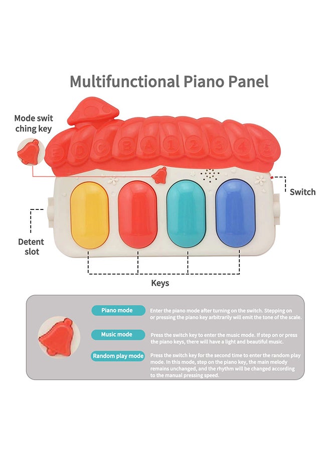 Kidle Piano Play Mat Center With Melodies Rattle 45.5x7.8x32cm - Image 5