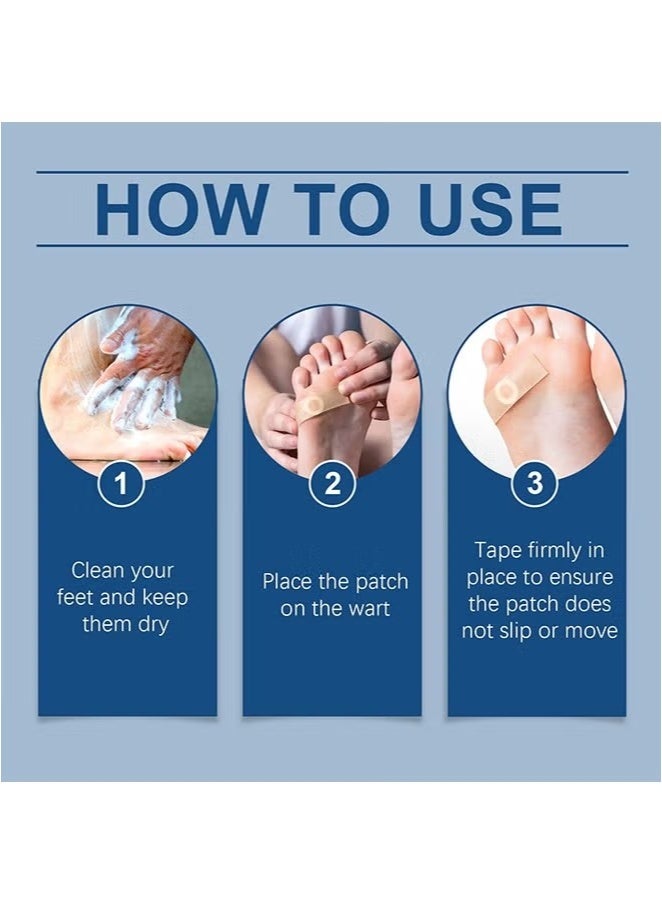 MQFORU 24 Pcs Foot Corn Removal Plaster, Corn Callus Treatment for Feet, Foot Care Cushions fir Relief Pain From Calluses Corns Blisters  - Image 4