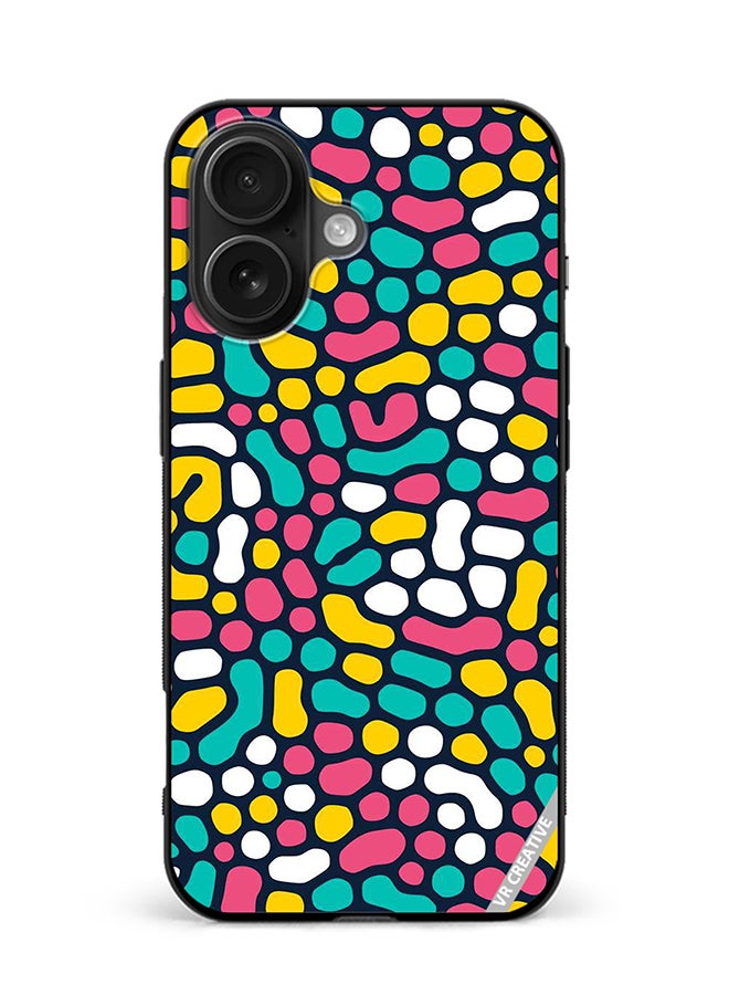 Protective Case Cover For Apple iPhone 16 Plus  Design Multicolour