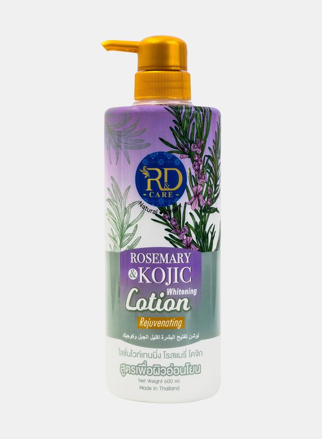 R&D Rosemary & Kojic Whitening Lotion, 600ml - Image 1