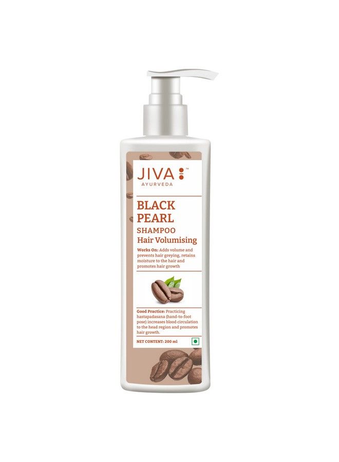 Jiva Black Pearl Shampoo Hair Volumising Nourishes Hair And Scalp 200 Ml (Pack Of 1) - Image 1