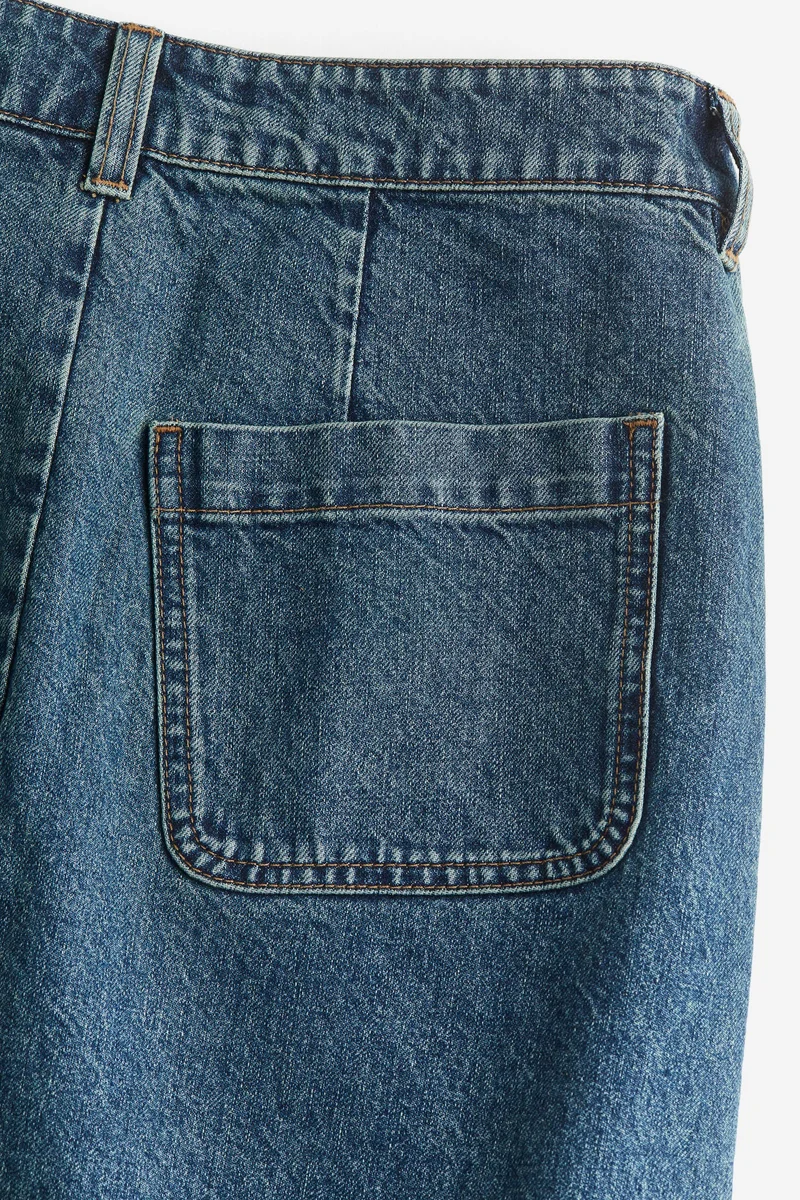 H&M Denim cargo skirt