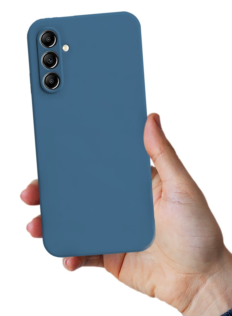 Liquid Silicone Case for Samsung Galaxy A25 Protective Phone Case with Soft Anti-Scratch Microfiber Lining Utra Slim Drop Protection Phone Cover - Blue - Image 5