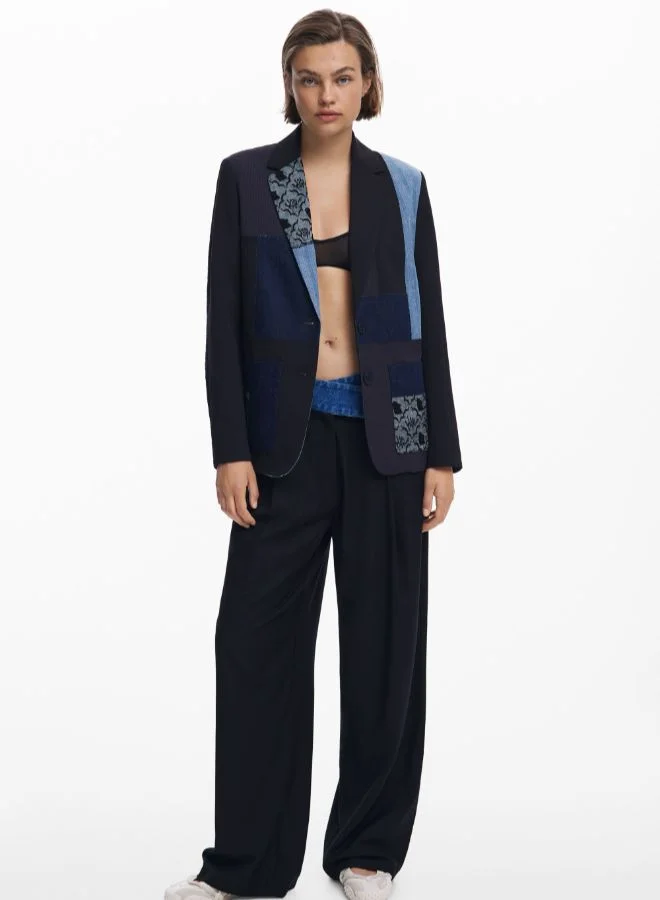 DESIGUAL Patchwork Blazer