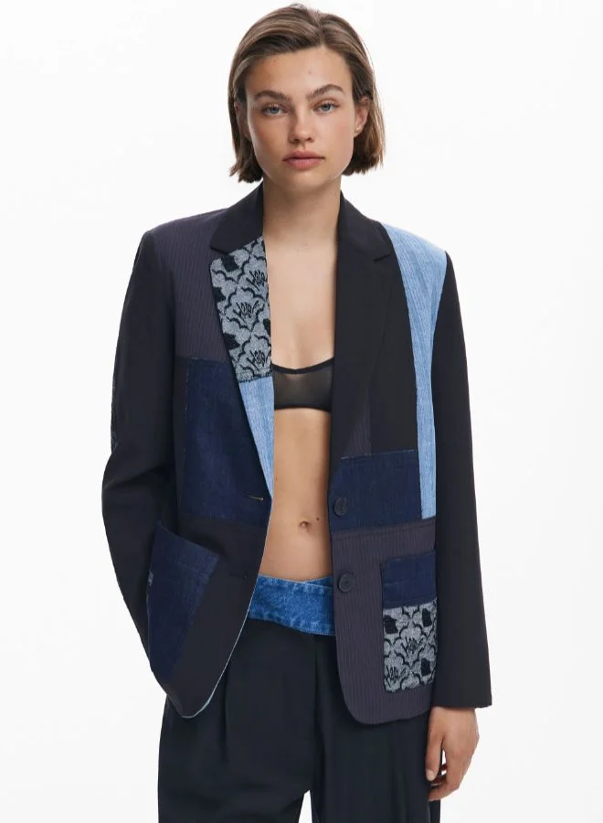 DESIGUAL Patchwork Blazer