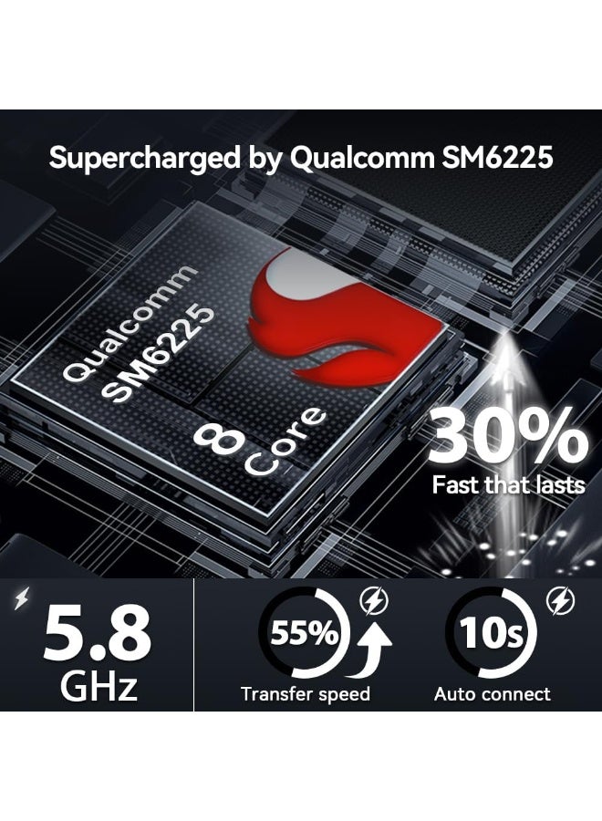 جهاز Android 13 ذكي للسيارة – محول 3 في 1 لـ CarPlay وAndroid Auto مع إنترنت 4G وذاكرة قوية - Image 4