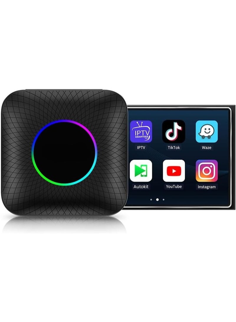 جهاز Android 13 ذكي للسيارة – محول 3 في 1 لـ CarPlay وAndroid Auto مع إنترنت 4G وذاكرة قوية - Image 1