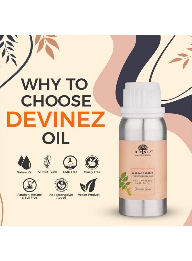 ديفينيز زيت بذور مالكانجني من ديفينيز المعصور على البارد، 500 مل - طبيعي نقي 100%، غير مخفف لتغذية الشعر وفروة الرأس، والعناية بالقشرة، ومنع تساقط الشعر، وبشرة ناعمة، وعلاجات طبيعية - Image 2