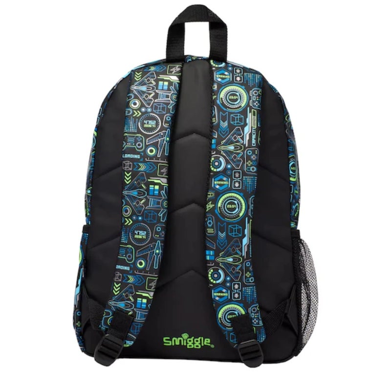 Siggle large-capacity cartoon backpack/black gamepad schoolbag - Image 3
